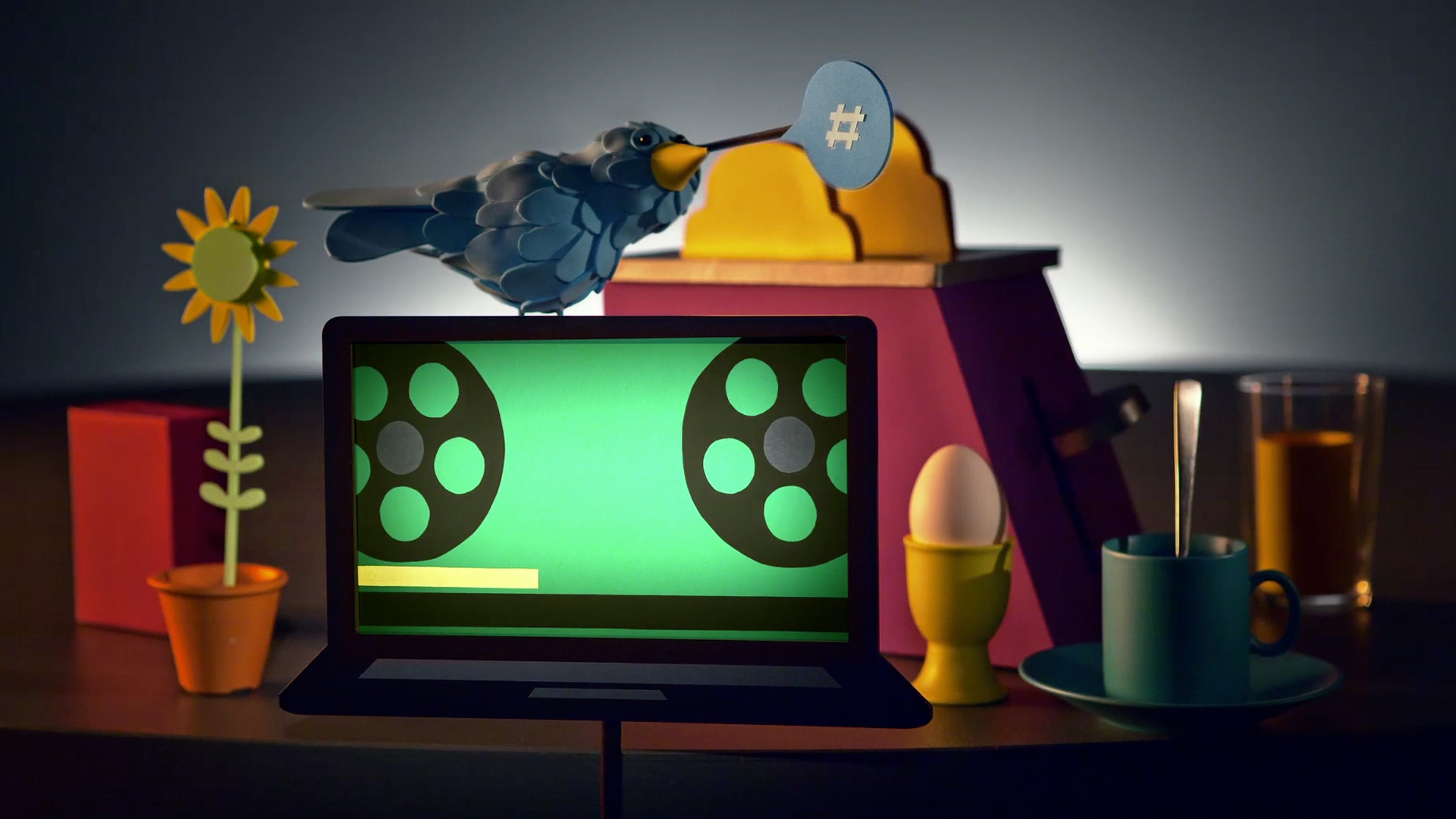 Kanal 5 play - animation av Jöns Mellgren